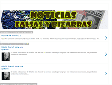 Tablet Screenshot of falsasybizarras.blogspot.com