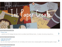 Tablet Screenshot of ink-paper-create.blogspot.com