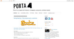 Desktop Screenshot of porta4teatre.blogspot.com