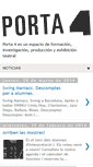 Mobile Screenshot of porta4teatre.blogspot.com