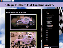 Tablet Screenshot of magic-muffler-fiat-topolino.blogspot.com