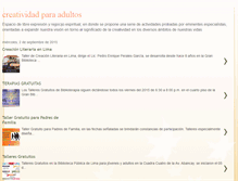 Tablet Screenshot of creatividadvivencial11.blogspot.com