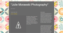 Desktop Screenshot of juliemorawskiphotography.blogspot.com