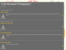 Tablet Screenshot of juliemorawskiphotography.blogspot.com