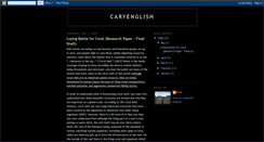 Desktop Screenshot of caryenglish.blogspot.com