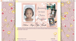 Desktop Screenshot of journeytoourchinaprincess.blogspot.com