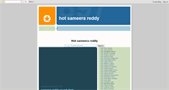 Desktop Screenshot of lovelyhotsameerareddy.blogspot.com