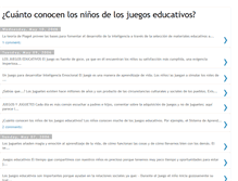 Tablet Screenshot of juegoseducativosninos.blogspot.com