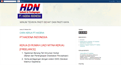 Desktop Screenshot of hadenaindonesia.blogspot.com