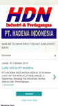 Mobile Screenshot of hadenaindonesia.blogspot.com