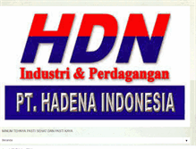 Tablet Screenshot of hadenaindonesia.blogspot.com