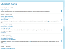 Tablet Screenshot of christophkania.blogspot.com