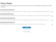 Tablet Screenshot of cherry-potter-pics.blogspot.com
