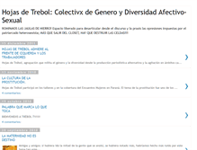 Tablet Screenshot of hojasdetrebol.blogspot.com