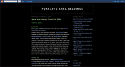 Desktop Screenshot of clackamasreadings.blogspot.com