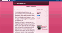 Desktop Screenshot of bisnisoke2010.blogspot.com