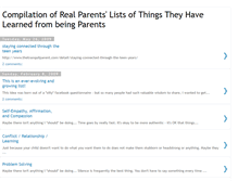 Tablet Screenshot of connectionparentingwisdom.blogspot.com