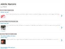 Tablet Screenshot of adellemarcero.blogspot.com