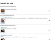 Tablet Screenshot of dizzyfromizzy.blogspot.com