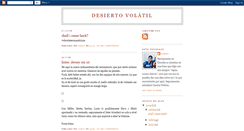 Desktop Screenshot of desiertovolatil.blogspot.com