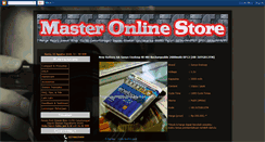 Desktop Screenshot of masteronlinestore.blogspot.com