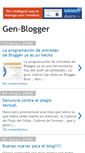 Mobile Screenshot of generacion-blogger.blogspot.com