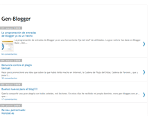 Tablet Screenshot of generacion-blogger.blogspot.com