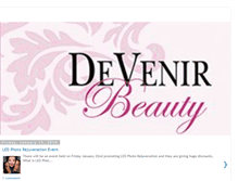 Tablet Screenshot of devenirbeauty.blogspot.com