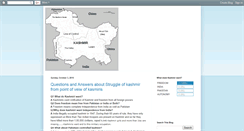 Desktop Screenshot of kashmir-conflict.blogspot.com