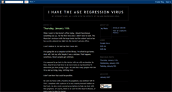 Desktop Screenshot of ihavetheageregressionvirus.blogspot.com