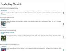 Tablet Screenshot of crochetingchemist.blogspot.com