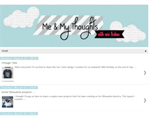 Tablet Screenshot of myandmythoughts.blogspot.com