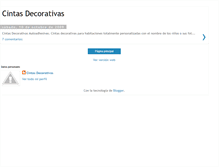 Tablet Screenshot of cintasdecorativas.blogspot.com