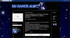 Desktop Screenshot of mjdancealive.blogspot.com