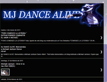 Tablet Screenshot of mjdancealive.blogspot.com