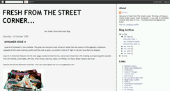 Desktop Screenshot of freshfromthestreetcorner.blogspot.com