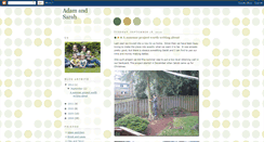 Desktop Screenshot of lifewithadamandsarah.blogspot.com