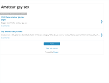 Tablet Screenshot of amateur-gay-sex.blogspot.com