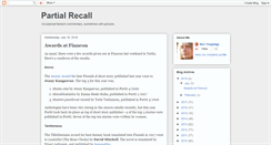 Desktop Screenshot of partialrecall.blogspot.com