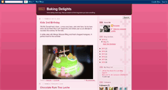 Desktop Screenshot of anu-bakingdelights.blogspot.com