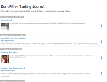 Tablet Screenshot of donmillerjournal.blogspot.com