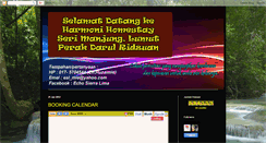 Desktop Screenshot of harmonihomestayserimanjunglumut.blogspot.com