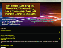 Tablet Screenshot of harmonihomestayserimanjunglumut.blogspot.com