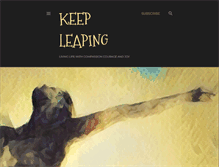 Tablet Screenshot of keepleaping.blogspot.com