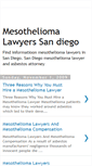 Mobile Screenshot of mesotheliomalawyers-san-diego.blogspot.com