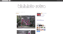Desktop Screenshot of bicicleteretro.blogspot.com