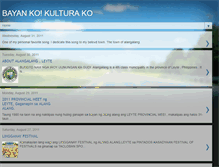 Tablet Screenshot of bayankokulturako.blogspot.com