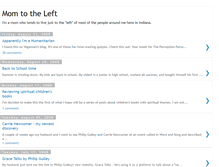 Tablet Screenshot of momtotheleft.blogspot.com