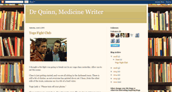 Desktop Screenshot of drquinnmedicinewriter.blogspot.com