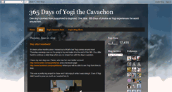 Desktop Screenshot of 365daysofyogi.blogspot.com